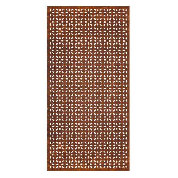 Frangapani Rust Metal Screen