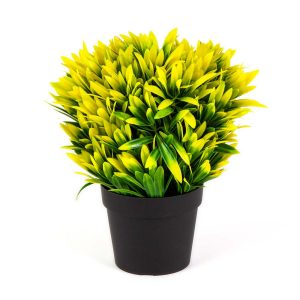 Artificial Potted Yellow Lily Plant