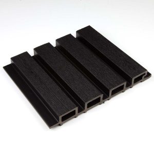 Black - Artificial Wood Wall Cladding - Image 2