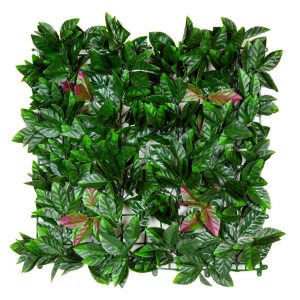 Artificial Photinia (Red Robin) Green Wall