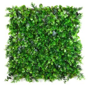 Dense Green Artificial Vertical Green Wall
