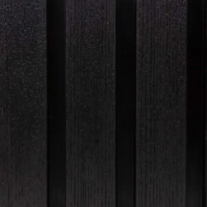 Black - Artificial Wood Wall Cladding