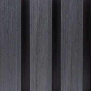 Dark Grey - Artificial Wood Wall Cladding