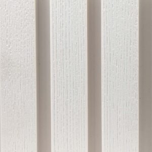 White - Artificial Wood Wall Cladding